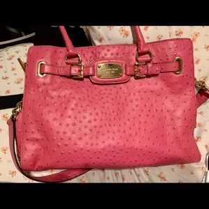 Michael Kors Ostrich Handbag/ Purse